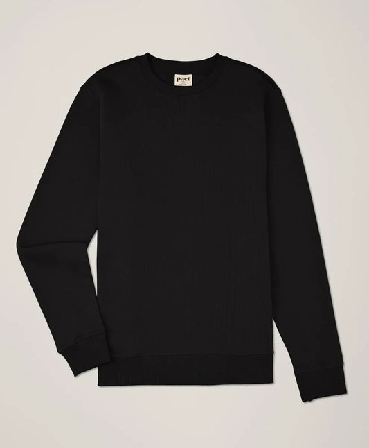 brushed fleece crew sweatshirt
