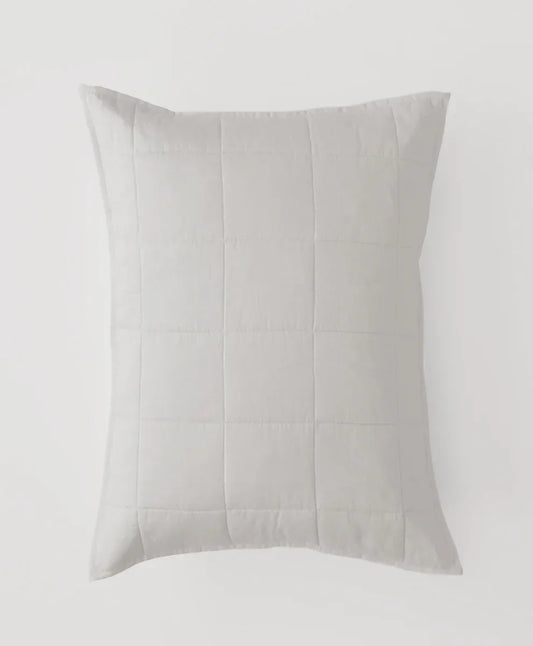 organic quilted sham 2-pack