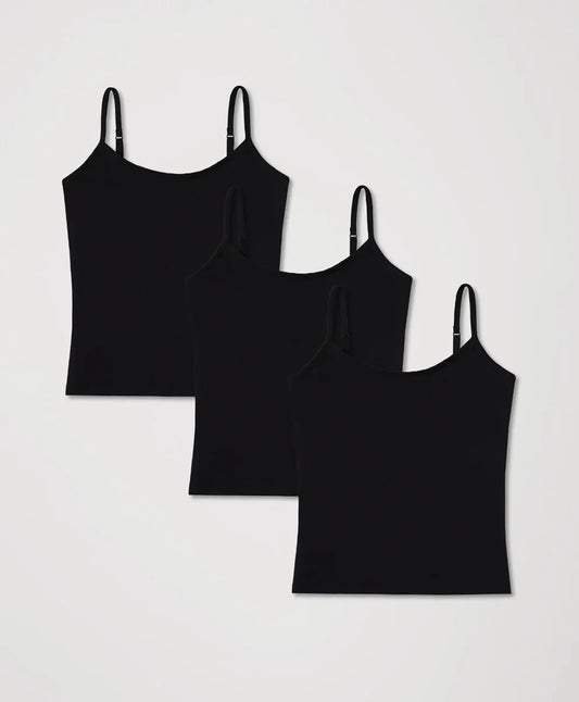everyday shelf bra cami 3-pack